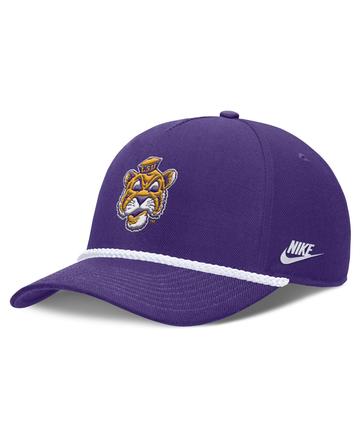 Men's and Women's Purple LSU Tigers 2026 Basketball Refresh 5-Panel Rope Rise Hat