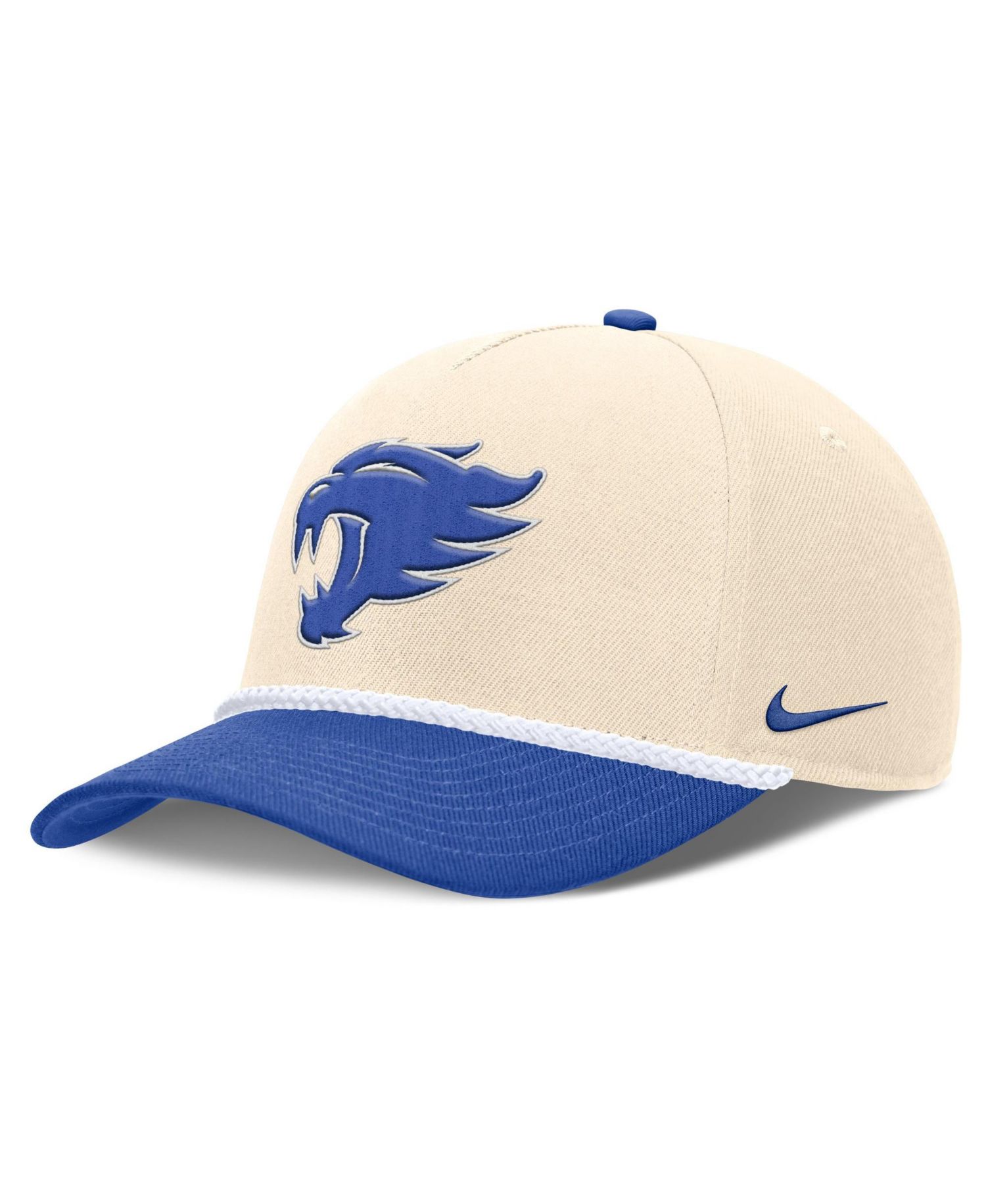 Men's and Women's Natural Kentucky Wildcats 2026 Primetime Natural 5-Panel Rope 2-Tone Rise Hat