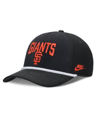 Men's Black San Francisco Giants Cooperstown Rise Adjustable Hat