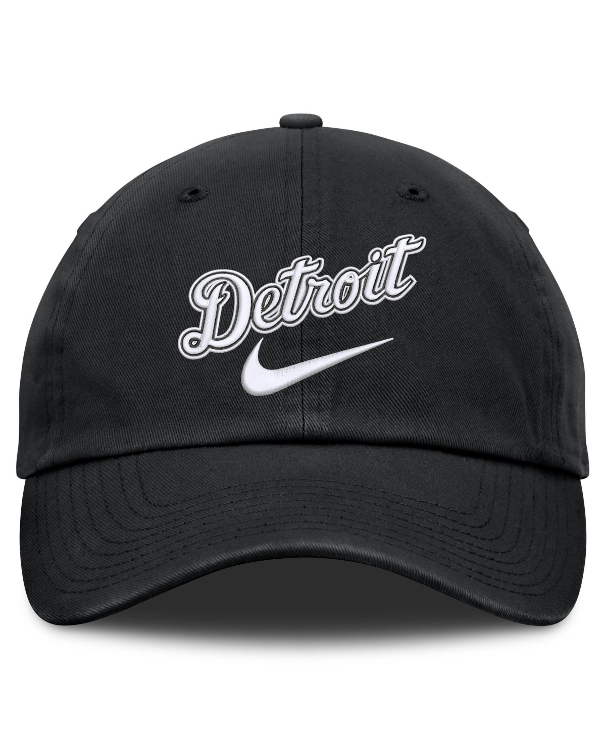 Men's Nike Black Detroit Tigers Primetime Club Adjustable Hat
