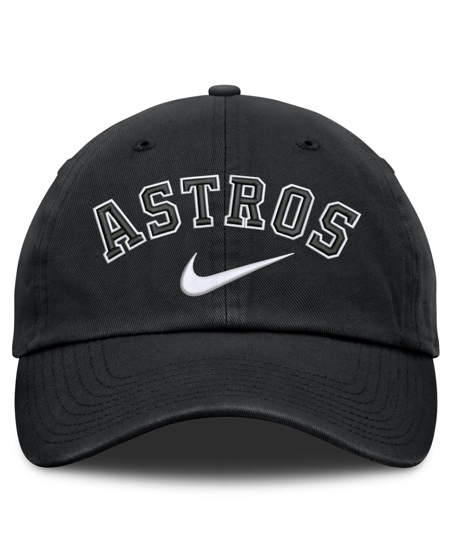 Men's Black Houston Astros Primetime Club Adjustable Hat