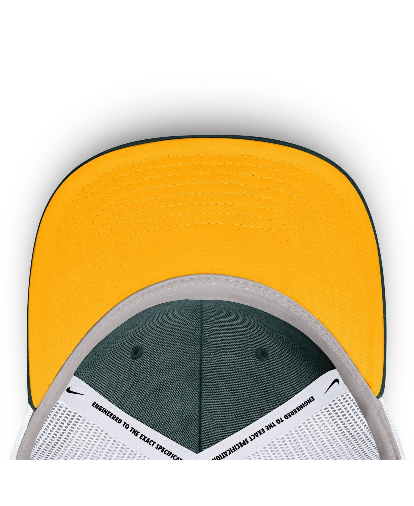 Мужская кепка Nike Green Athletics Primetime Club Adjustable Trucker Hat — фото 5