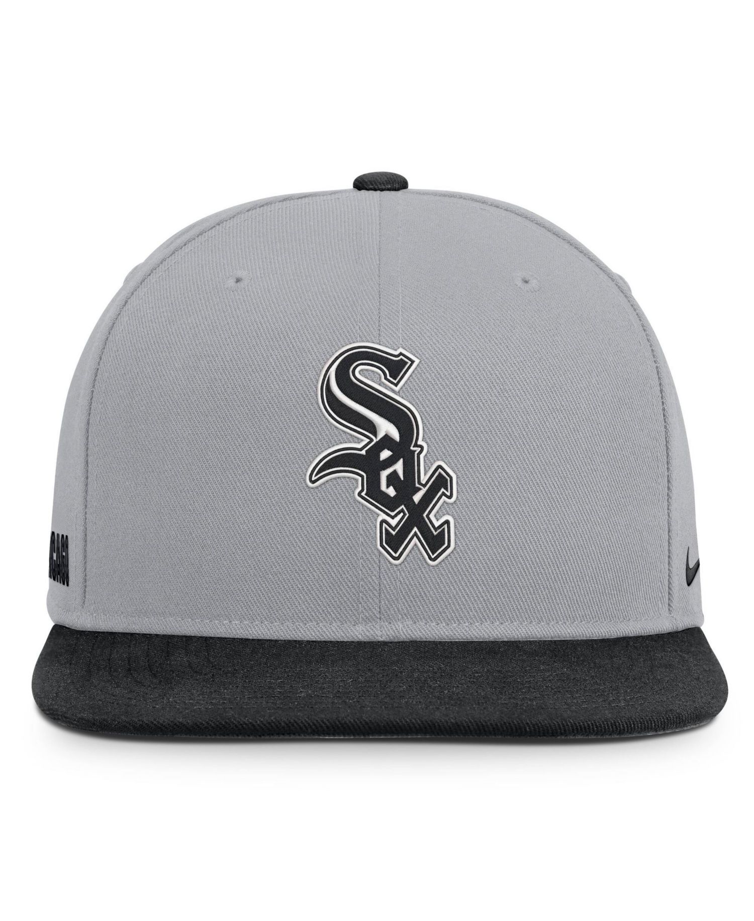 Men's Gray/Black Chicago White Sox Primetime Pro Dri-FIT snapback Hat