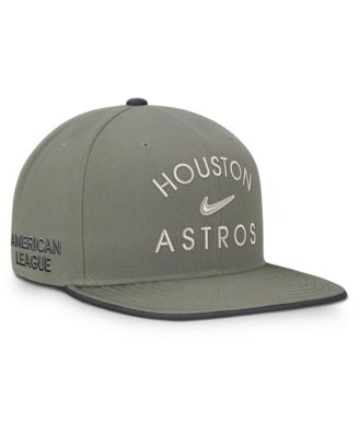 Men's Olive Houston Astros Pro Dri-FIT snapback Hat