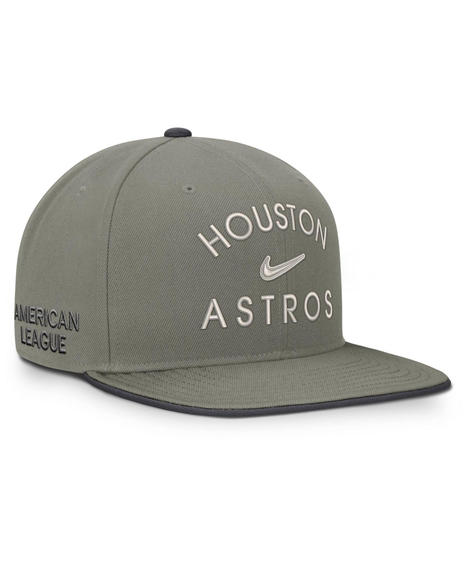 Men's Olive Houston Astros Pro Dri-FIT snapback Hat
