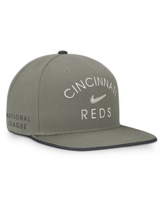 Men's Olive Cincinnati Reds Pro Dri-FIT snapback Hat
