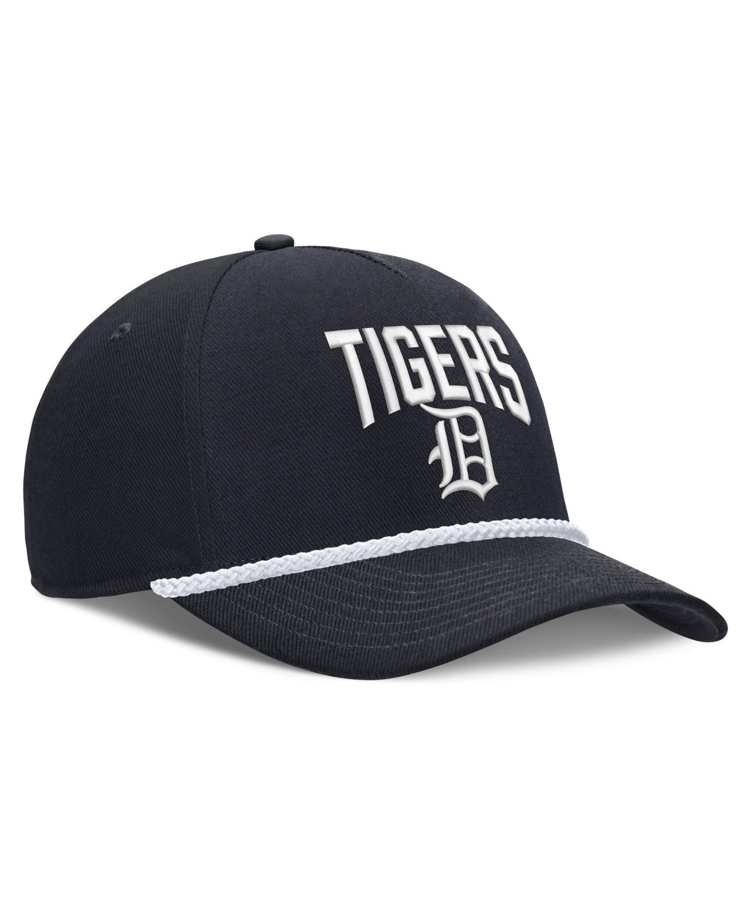 Men's Navy Detroit Tigers Cooperstown Rise Adjustable Hat