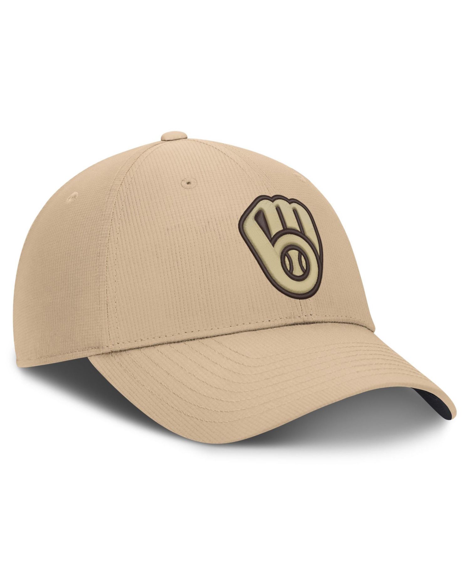 Men's Khaki Milwaukee Brewers Desert Ripstop Club Adjustable Hat
