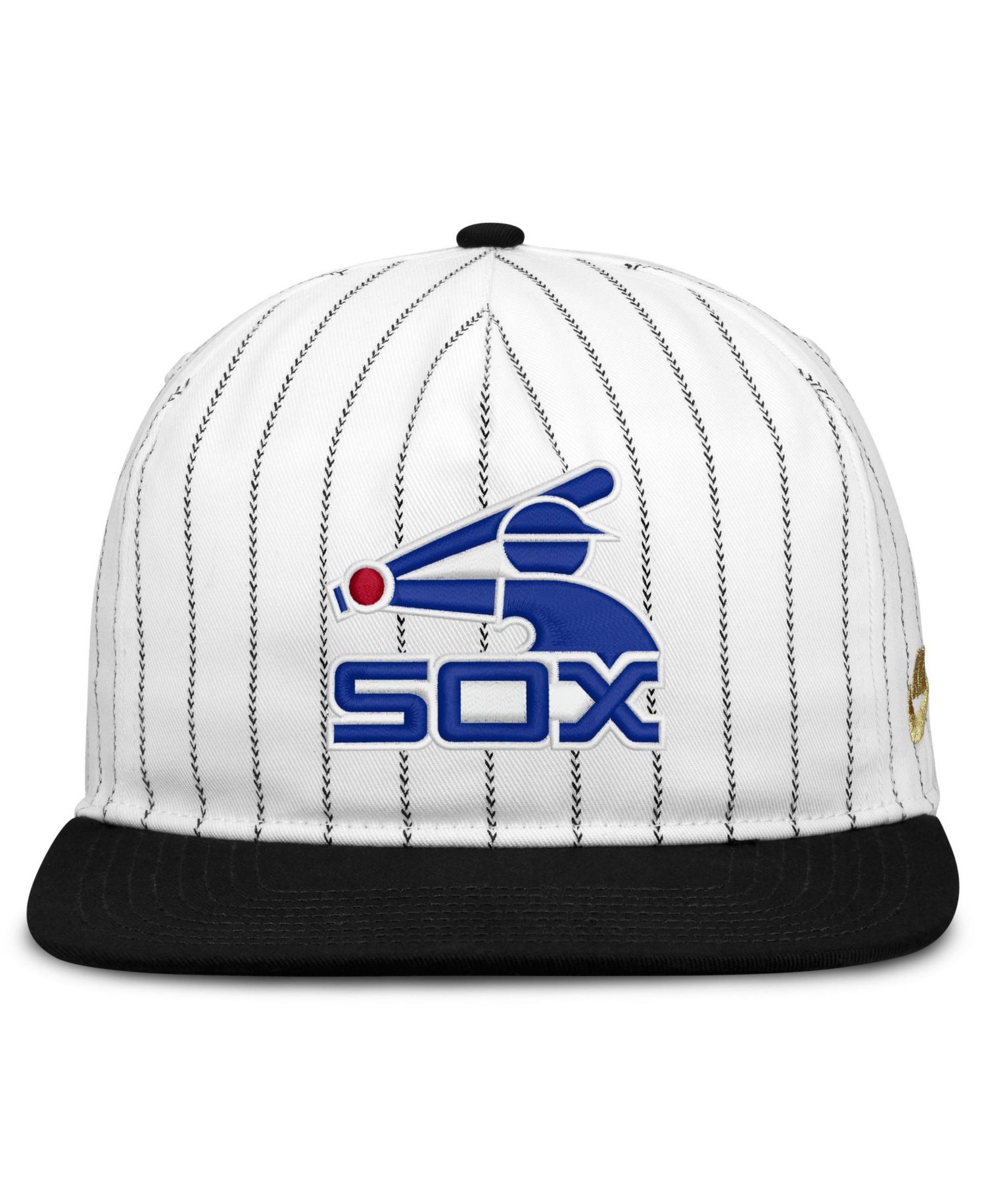 Men's White/Black Chicago White Sox Cooperstown Collection Pro Adjustable Hat