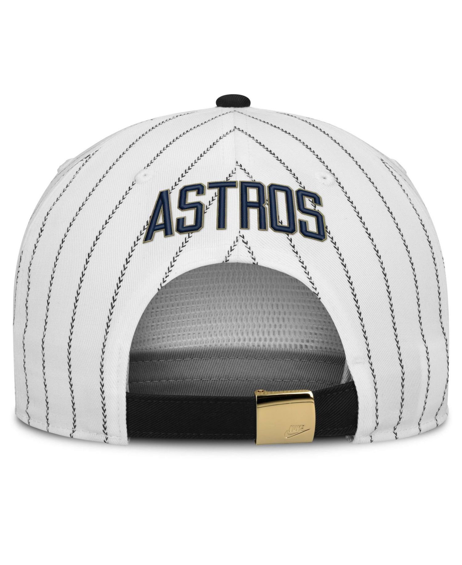 Men's White/Black Houston Astros Cooperstown Collection Pro Adjustable Hat