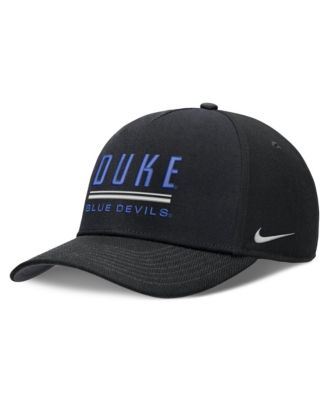 Men's Black Duke Blue Devils 2026 Sideline Dri-FIT Rise Adjustable Hat