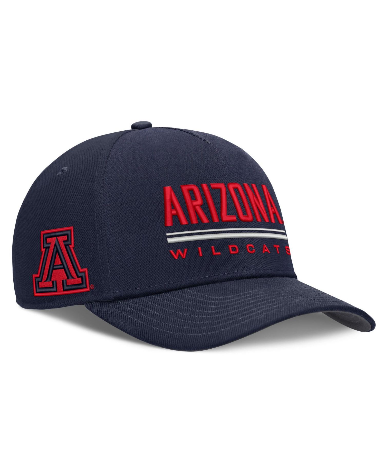 Men's Navy Arizona Wildcats 2026 Sideline Dri-FIT Rise Adjustable Hat