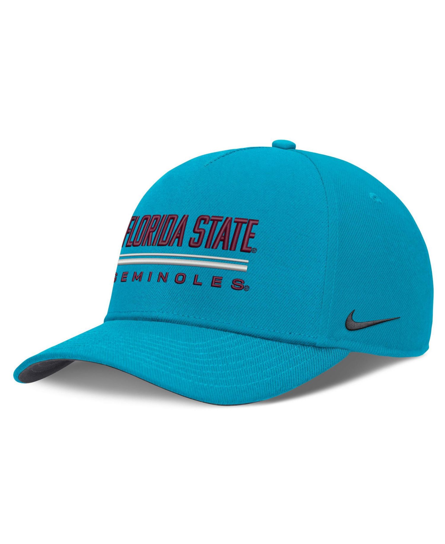 Men's Turquoise Florida State Seminoles 2026 Sideline Dri-FIT Rise Adjustable Hat