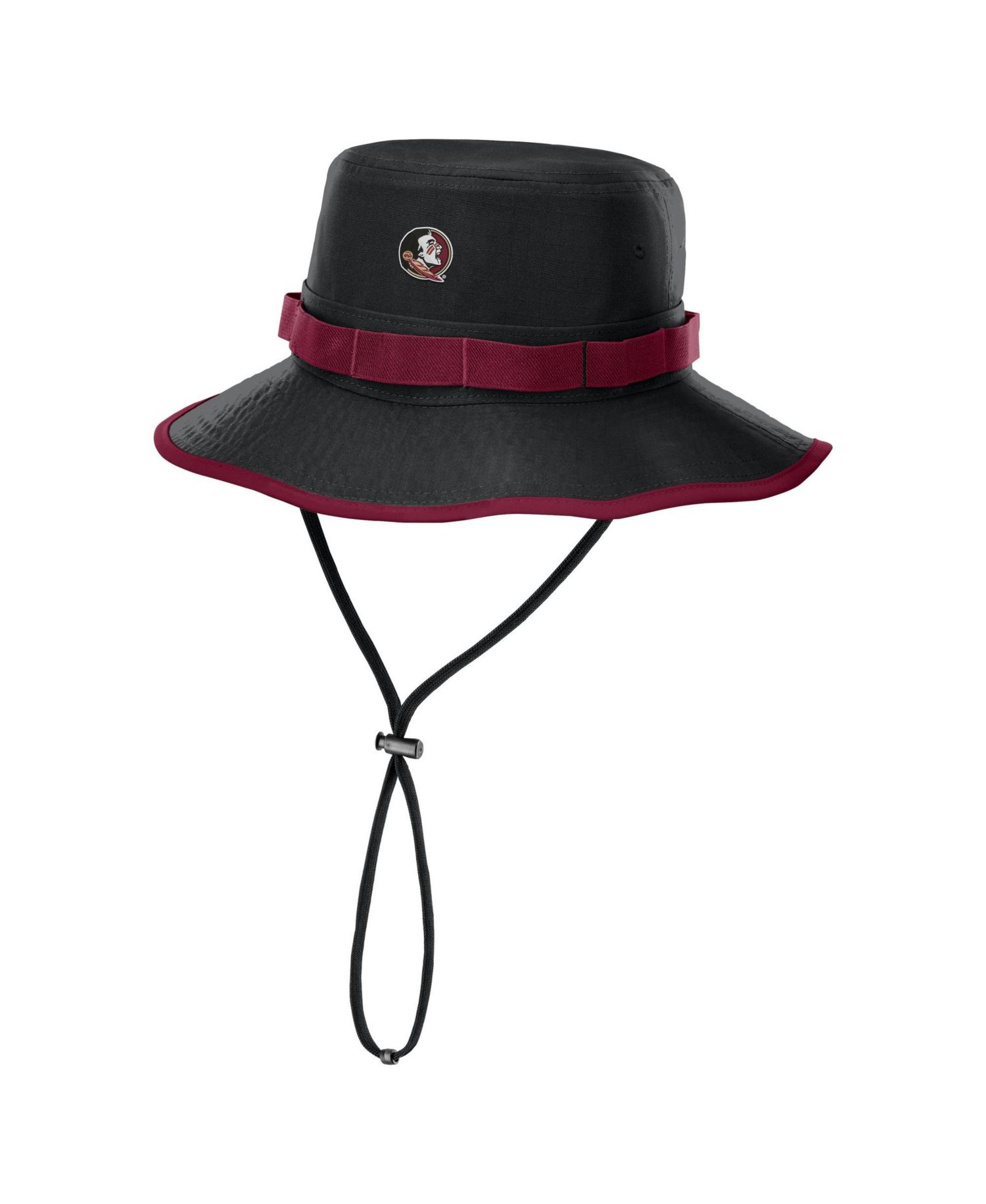 Men's Black Florida State Seminoles 2026 Sideline Apex Boonie Bucket Hat