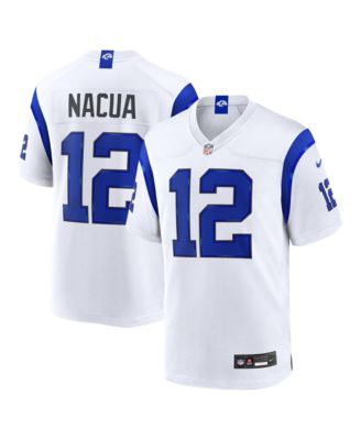 Men's Puka Nacua Los Angeles Rams Fearsome White Game Jersey