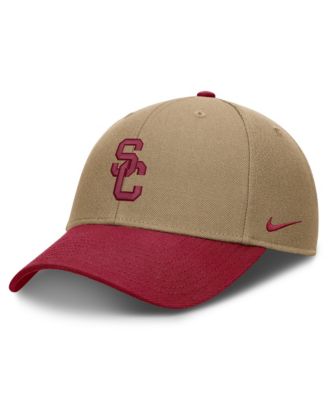 Men's and Women's Beige/Cardinal USC Trojans Primetime Rise Dri-FIT Adjustable Hat