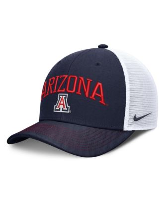 Men's and Women's Navy/White Arizona Wildcats Primetime Arched Trucker Adjustable Hat