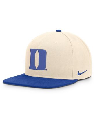 Men's and Women's Natural/Royal Duke Blue Devils Campus Prep snapback Hat