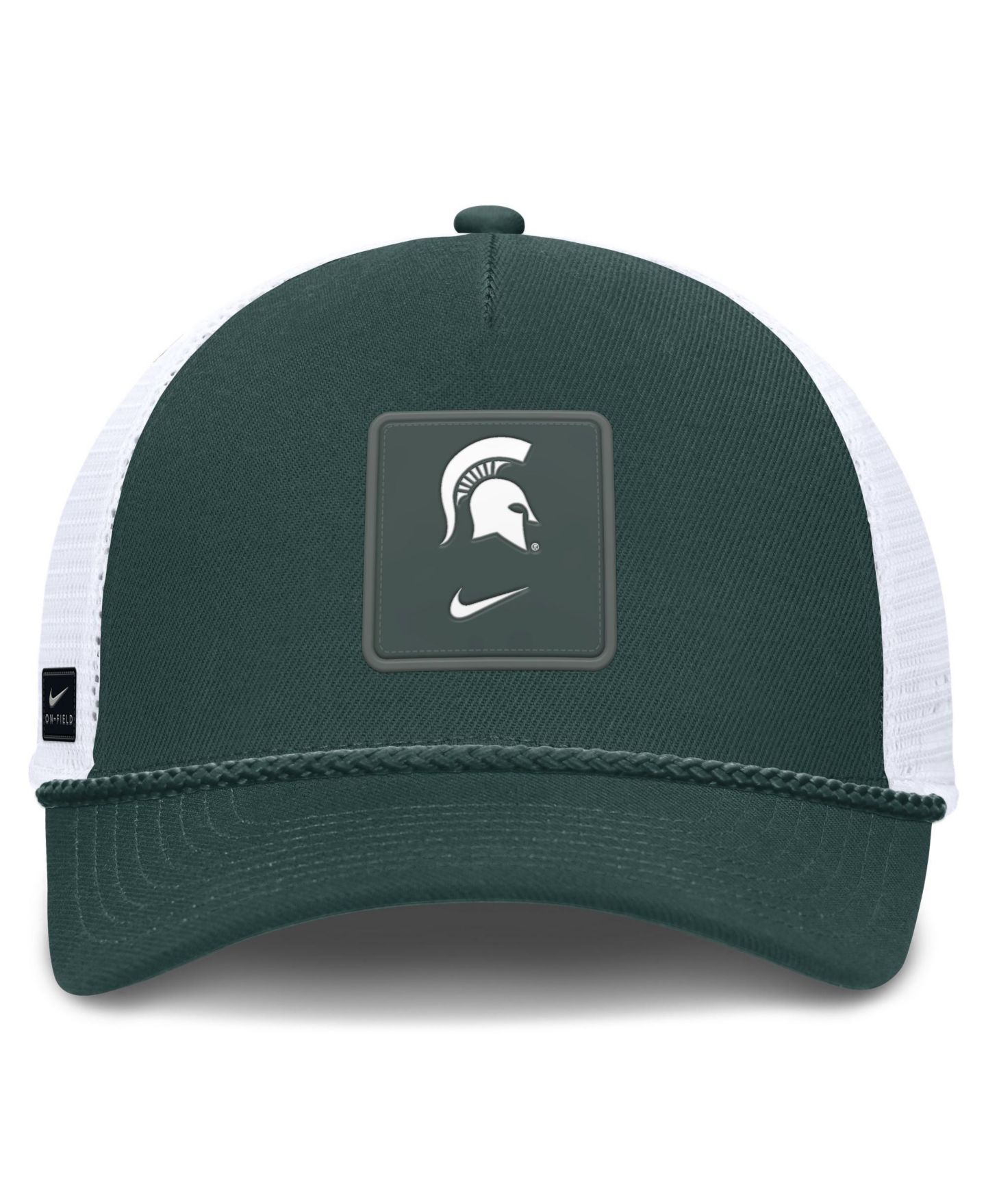 Кепка Nike Green Michigan State Spartans 2026 On-Field Gameday Rope Trucker Adjustable Hat — фото 2