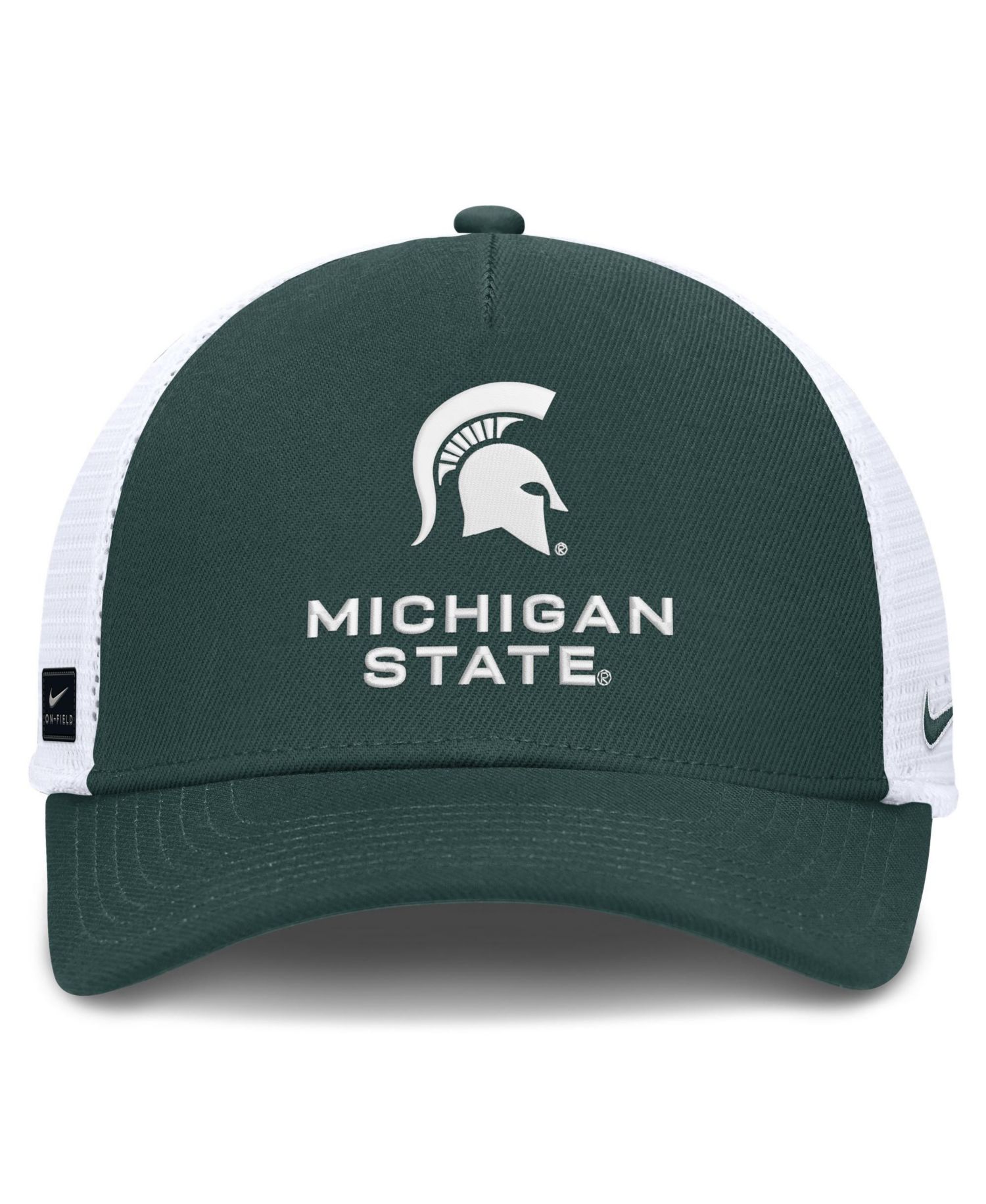 Men's and Women's Forest Green Michigan State Spartans 2026 On-Field Gameday Trucker Hat