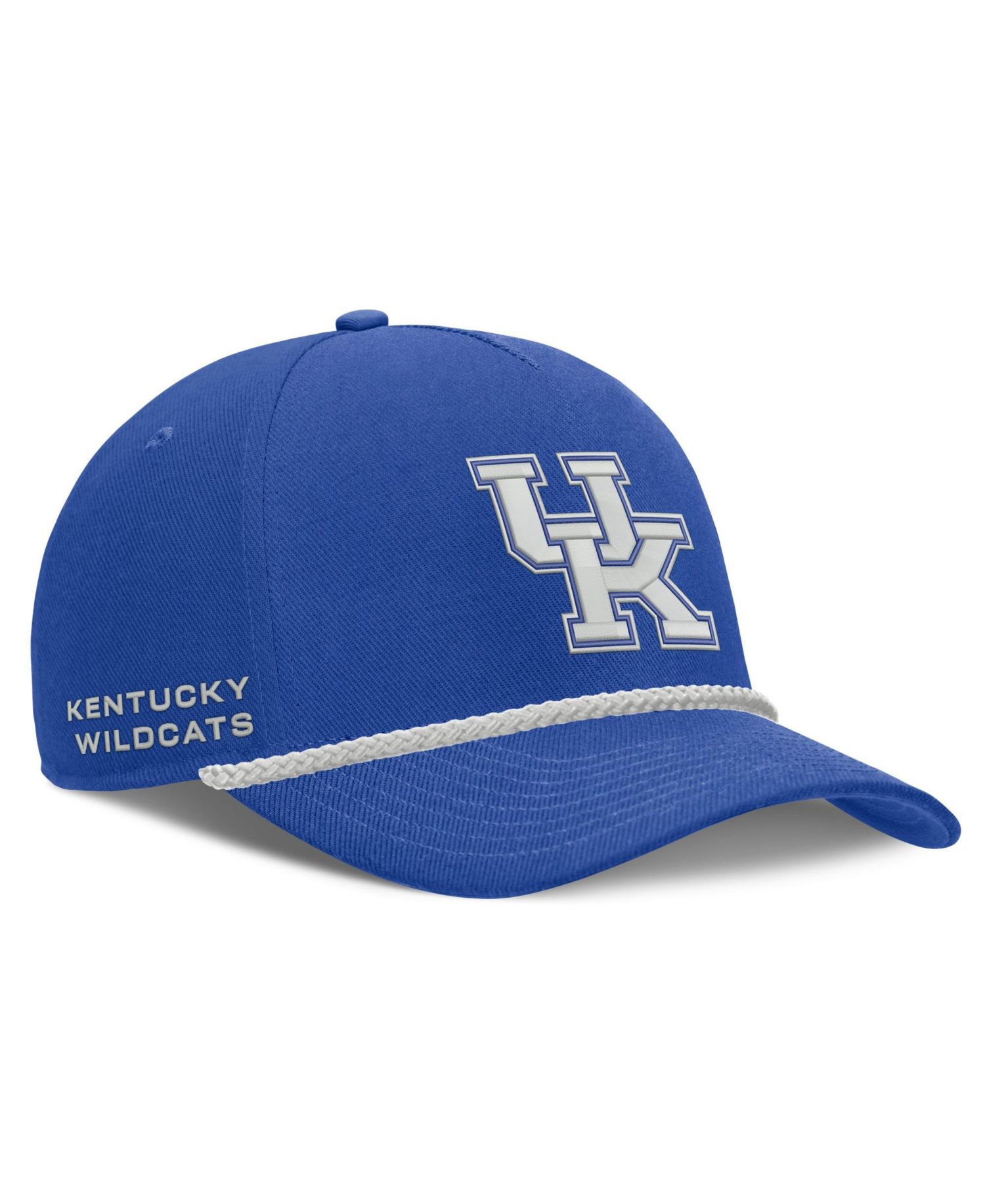 Men's and Women's Royal Kentucky Wildcats Rope Rise Adjustable Hat