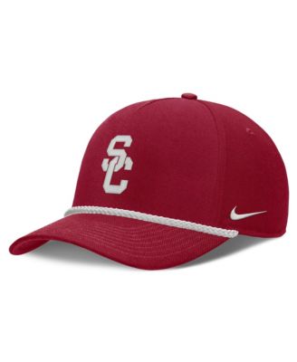 Men's and Women's Crimson USC Trojans Rope Rise Adjustable Hat