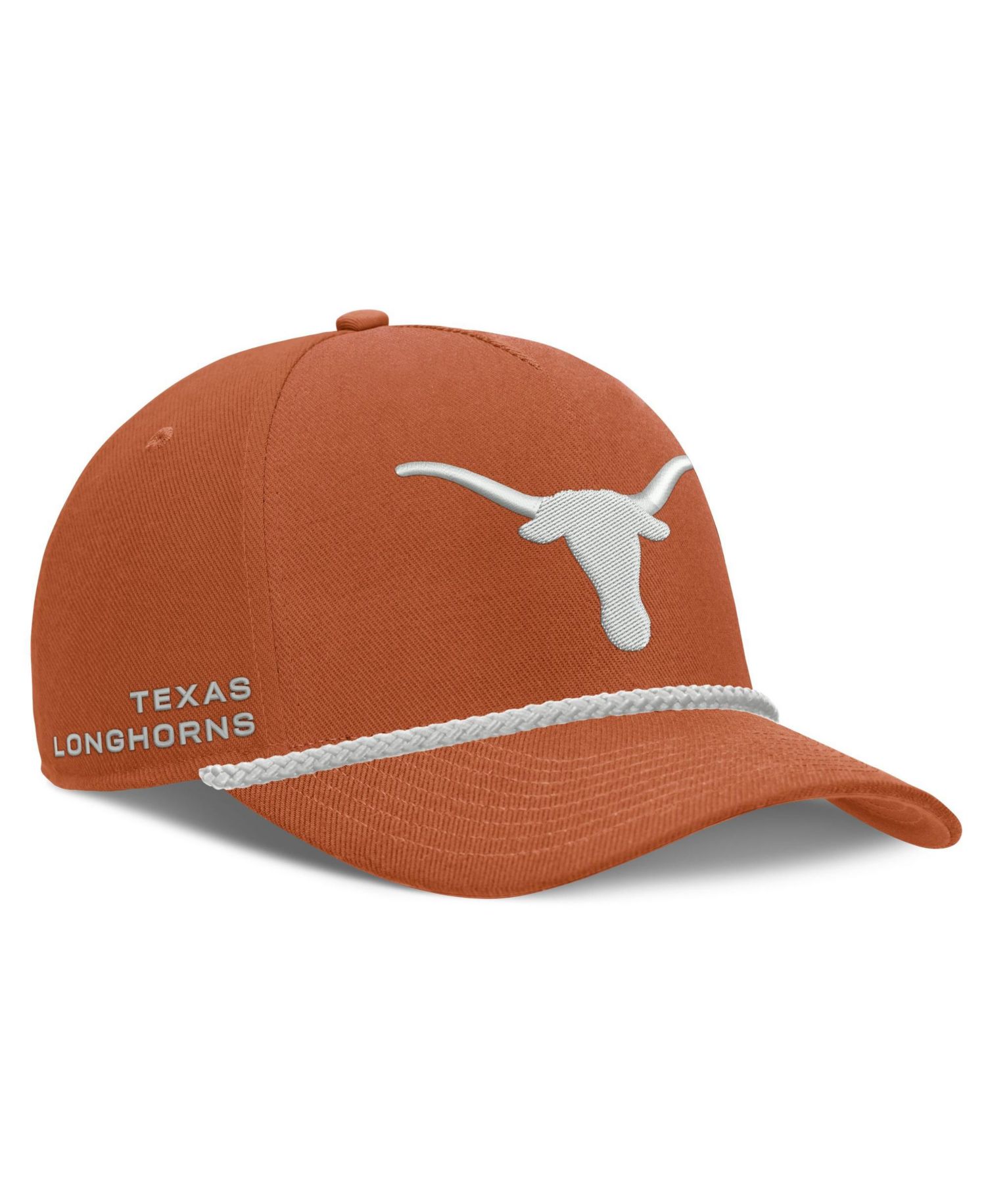 Men's and Women's Texas Orange Texas Longhorns Rope Rise Adjustable Hat