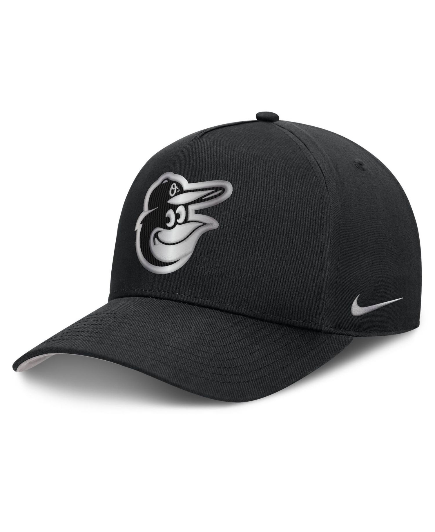 Men's Black Baltimore Orioles Rise Dri-FIT A-Frame Adjustable Hat