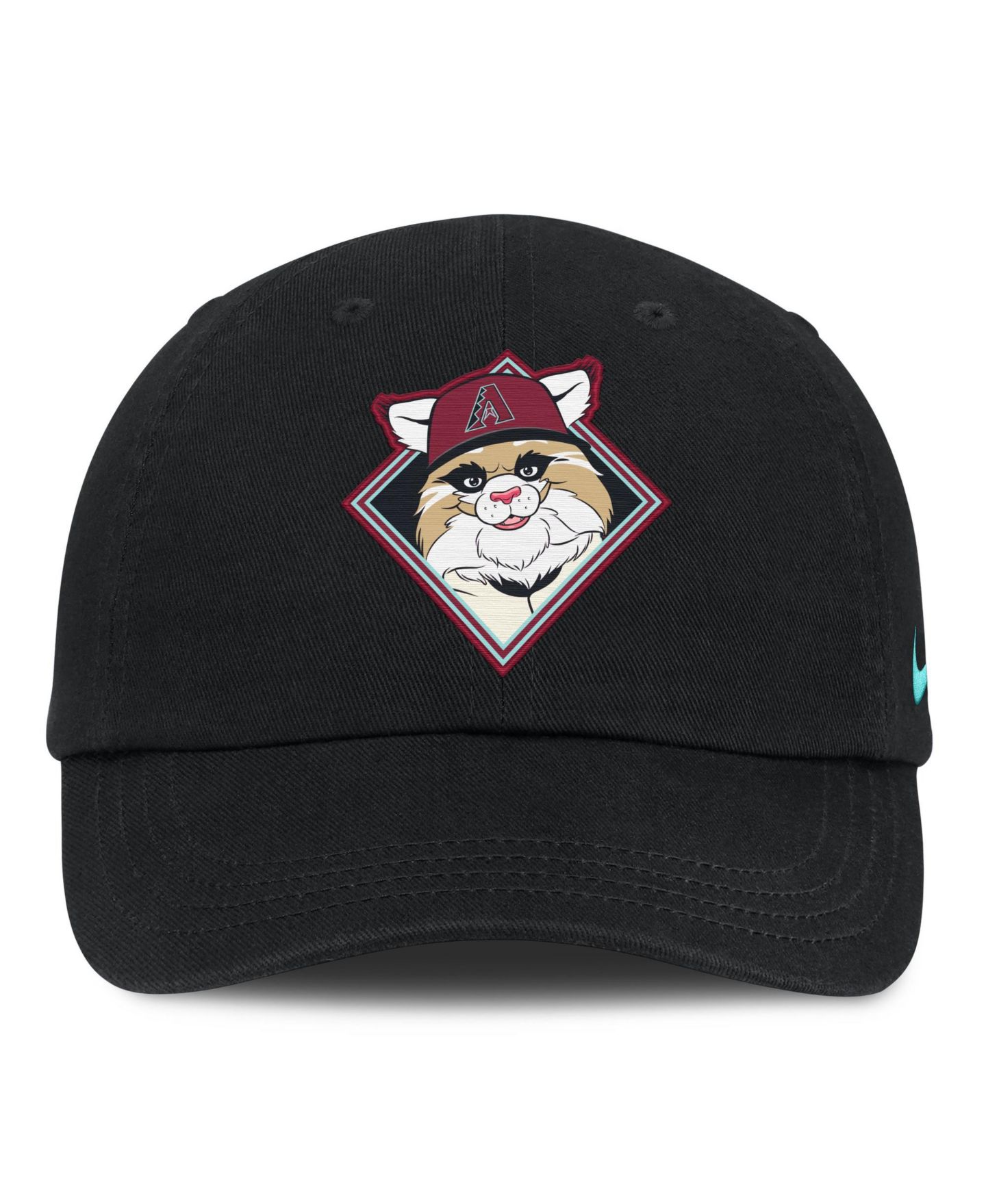 Кепка Nike Black Arizona Diamondbacks Mascot Club Adjustable Hat для мальчиков-малышей — фото 2