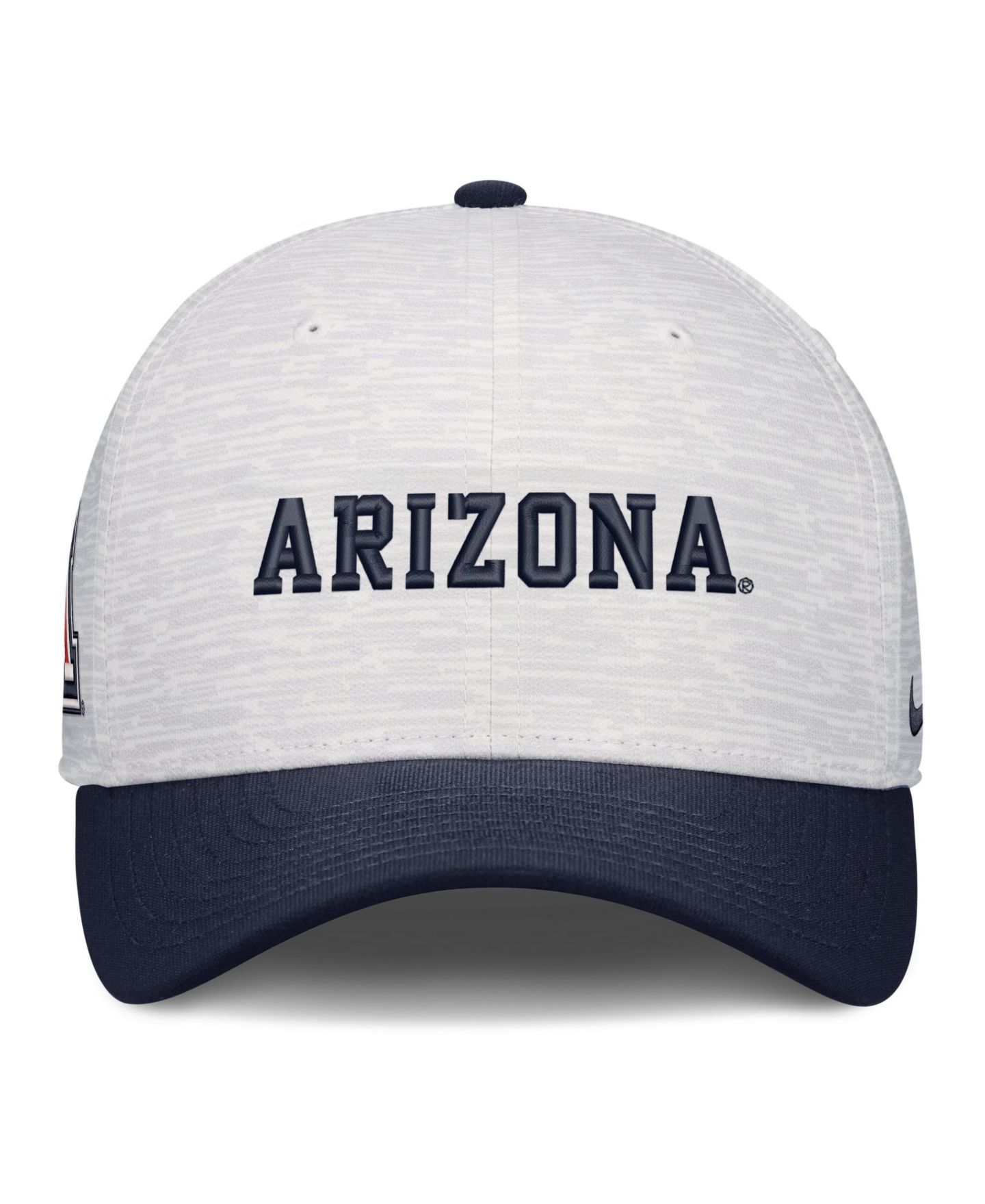Кепка Nike White/Navy Arizona Wildcats Primetime Rise Adjustable Hat — фото 2