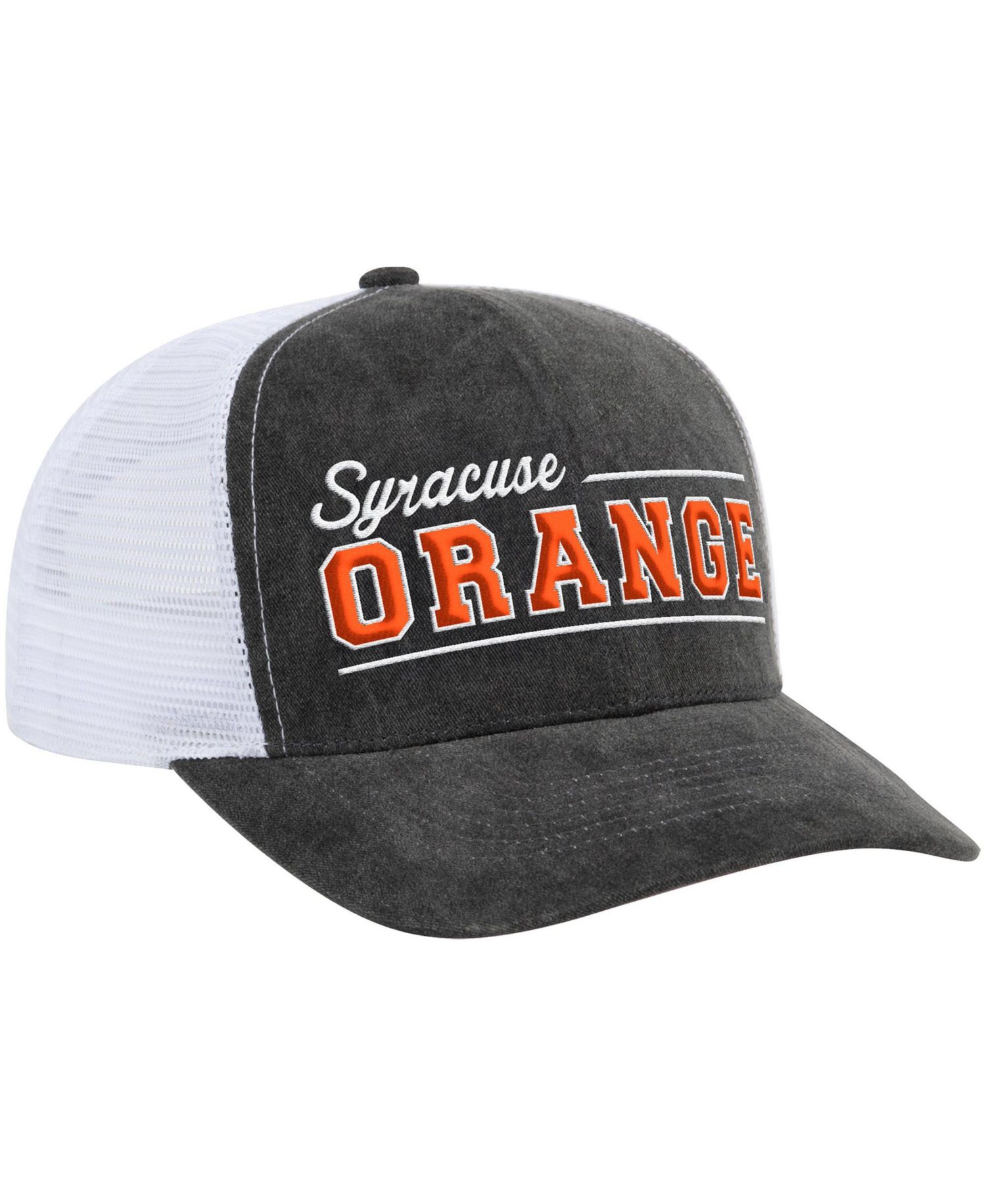 Men's and Women's Gray Syracuse Orange Billy 2400 Adjustable Trucker Hat