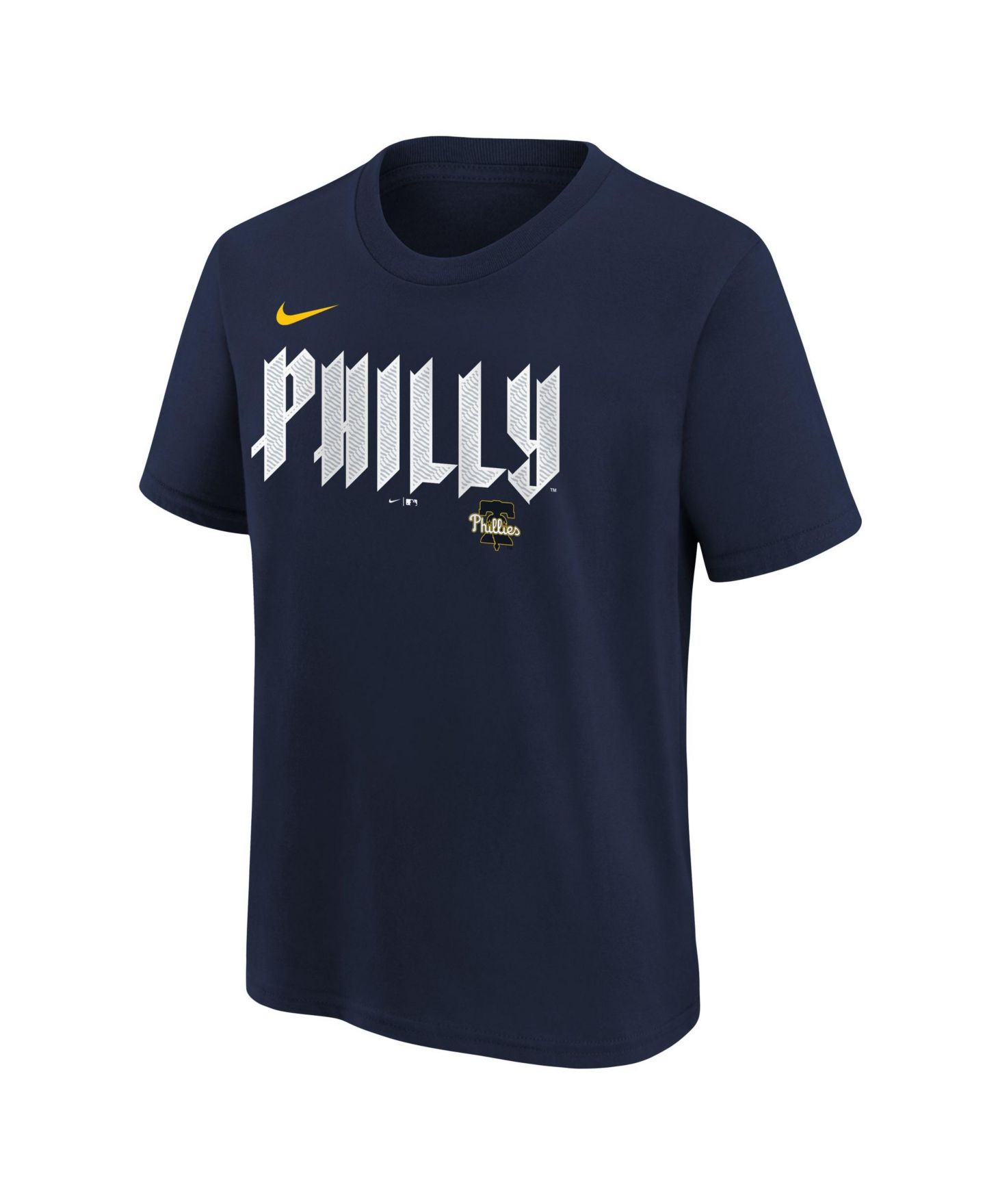Детская футболка Nike Trea Turner Navy Philadelphia Phillies City Connect Name & Number — фото 2
