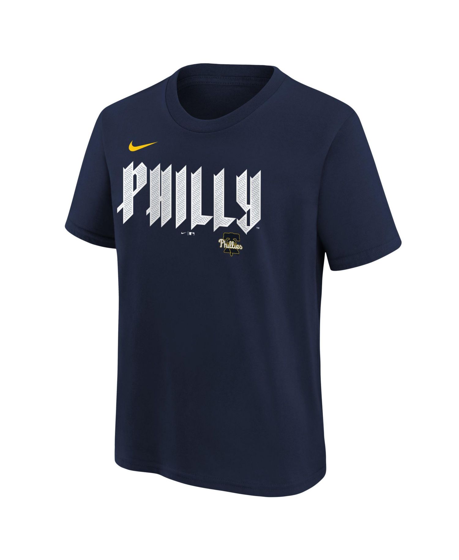Big Boys and Girls Trea Turner Navy Philadelphia Phillies City Connect Name & Number T-Shirt