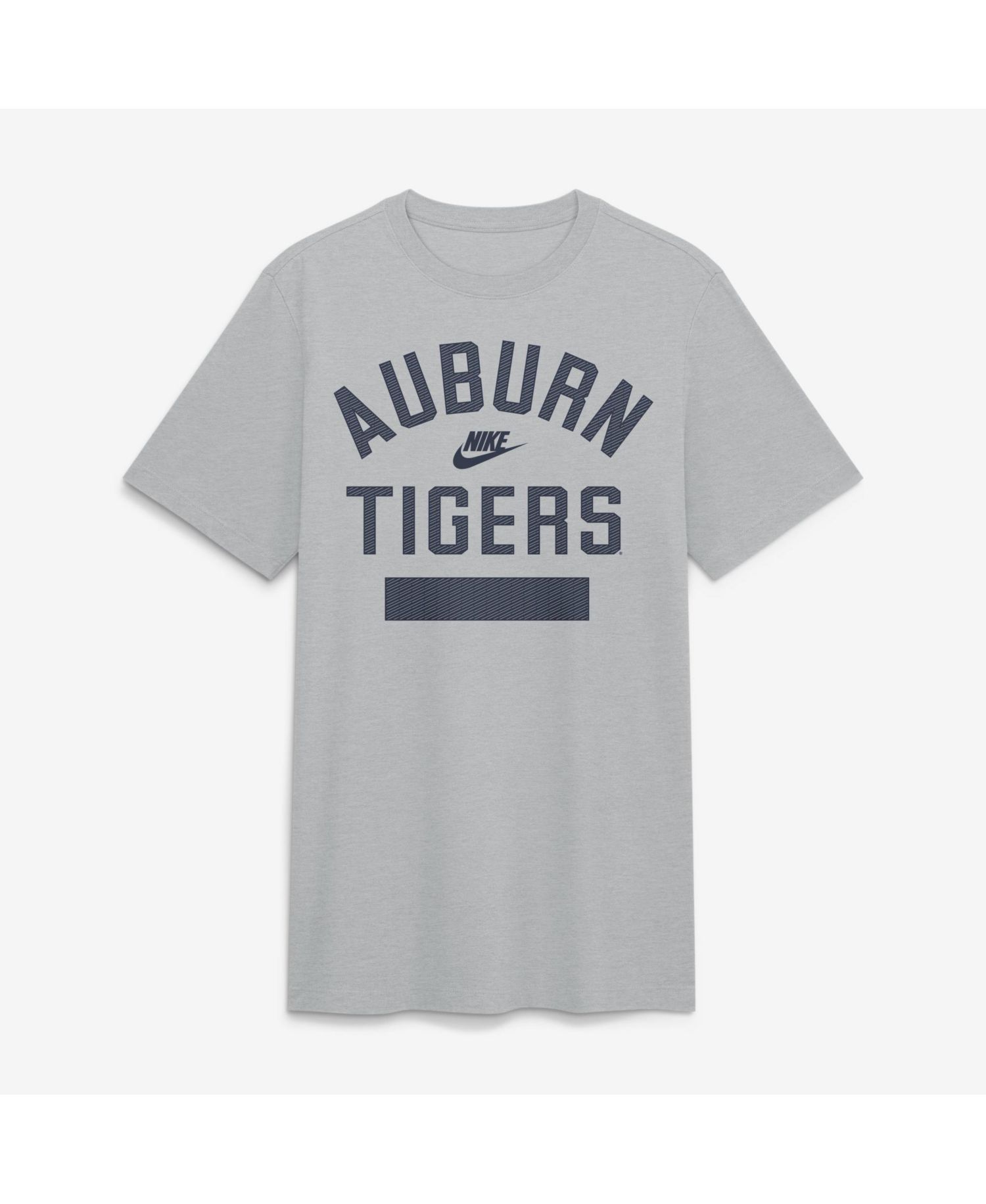 Men's Heather Gray Auburn Tigers Arch Wordmark Legacy Tri-Blend T-Shirt
