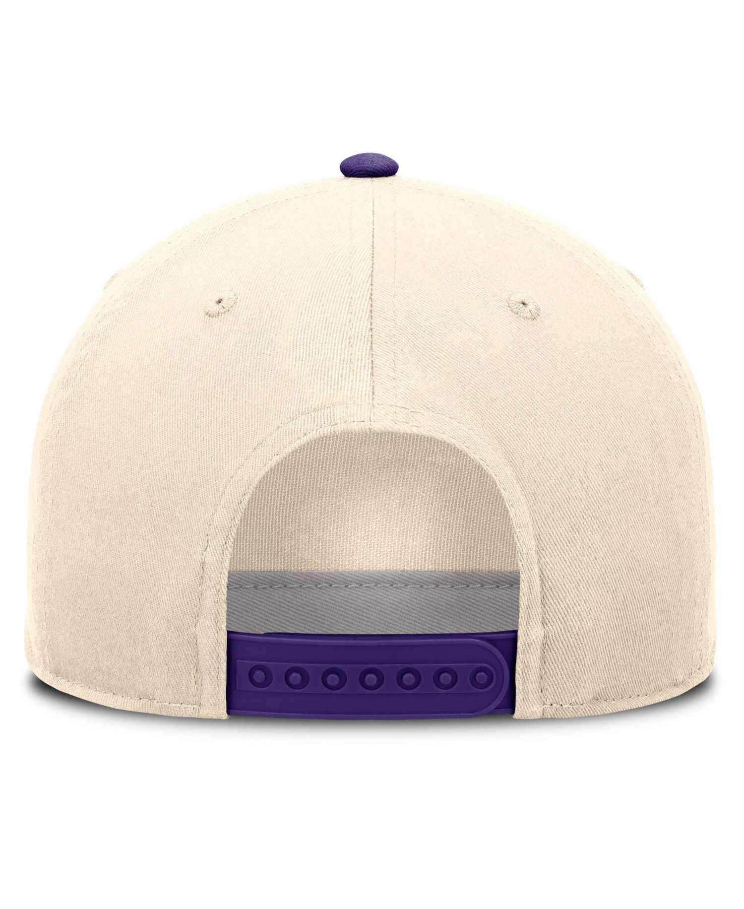 Men's and Women's Natural/Purple LSU Tigers Campus Prep Rise Adjustable Hat