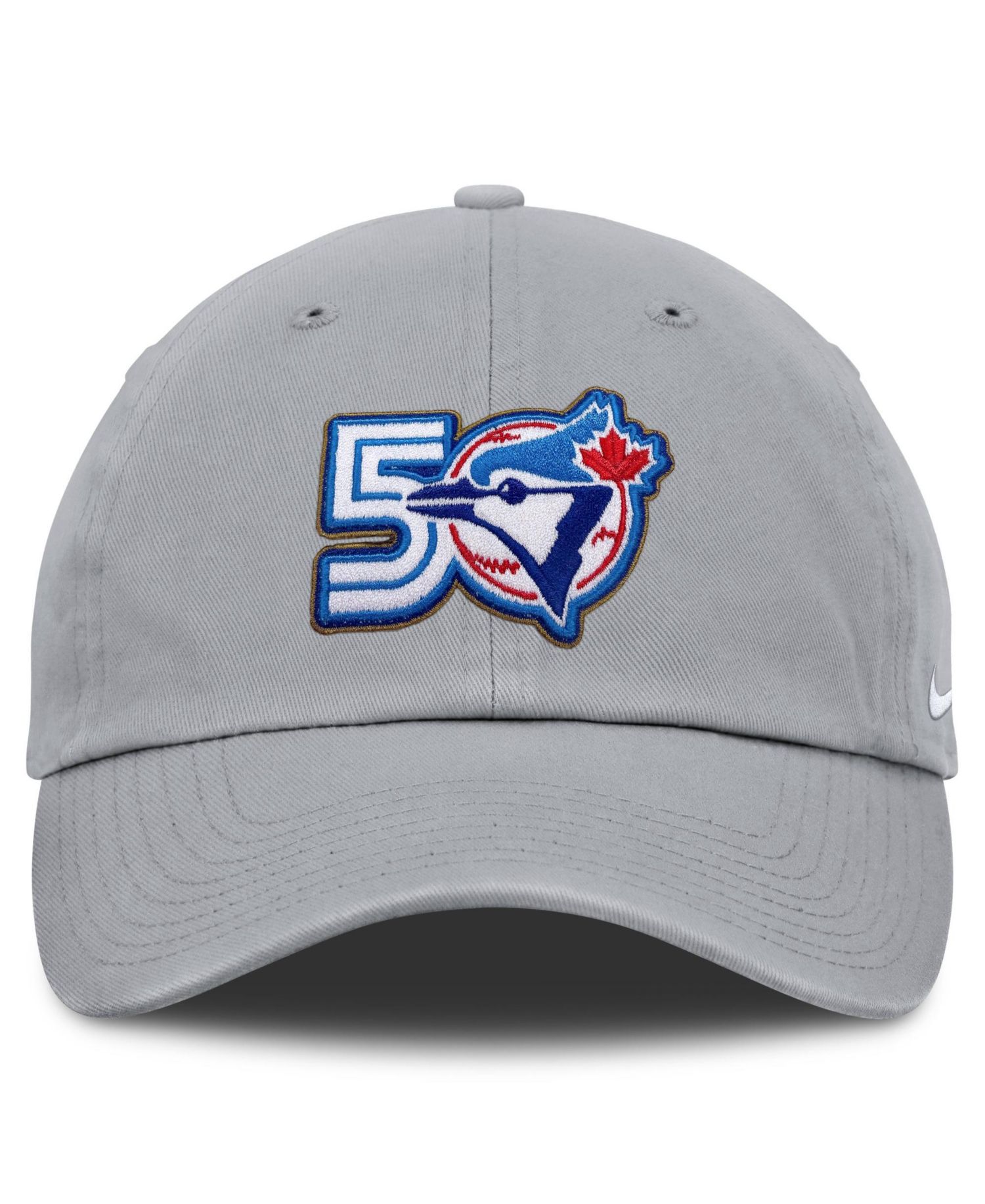 Men's Gray Toronto Blue Jays 50th Season Club Adjustable Hat
