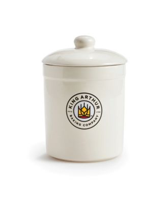 Ceramic 1-Quart  Classic Sourdough Storage Crock with Lid