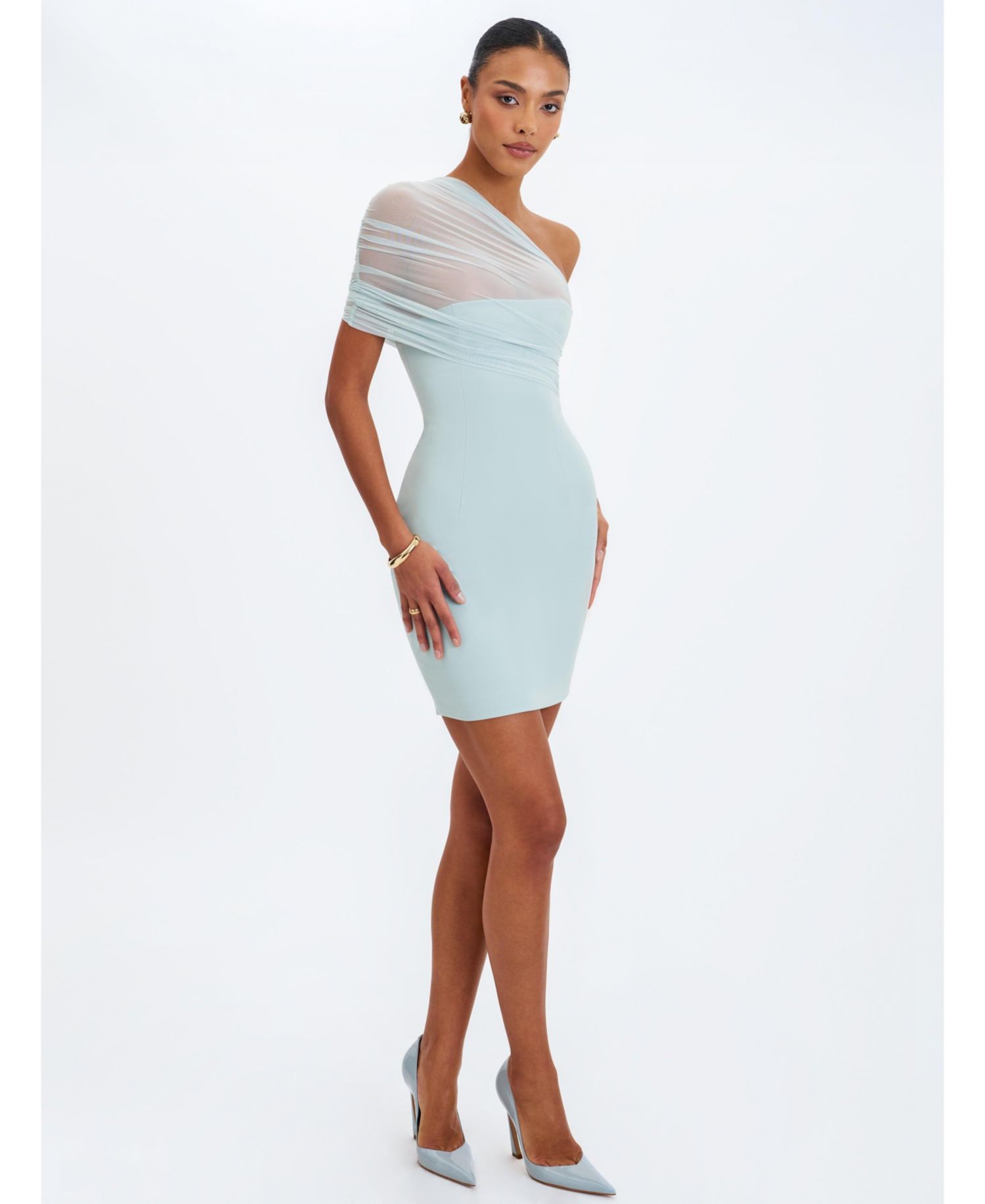 Women's Phoebe One-Shoulder Ruched Mini Dress