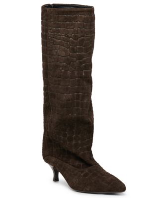 Women's Roxy Snake Embossed Slouch Tall Dress Boots