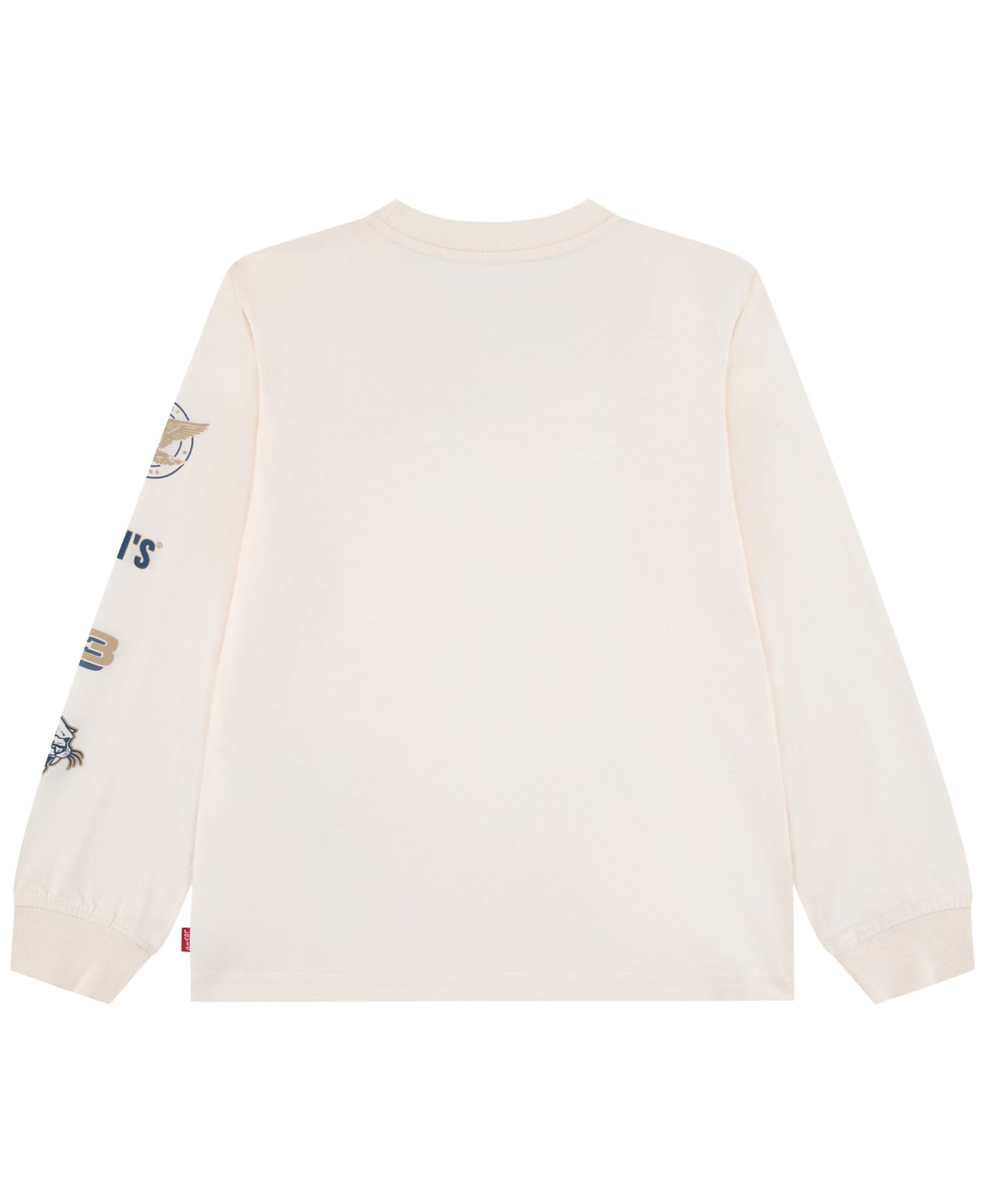 Футболка Levi's Collegiate Icons Long-Sleeve для мальчиков, цвет: Levi's Egret — фото 2