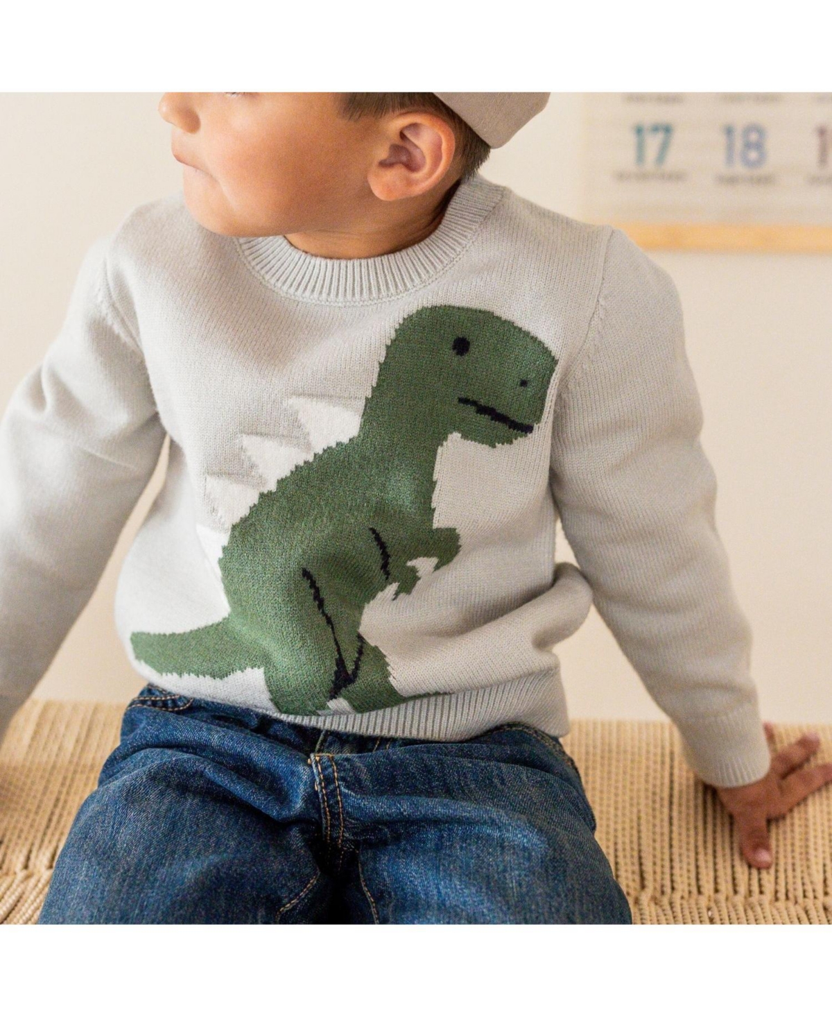 Sweet Wink Big Boys Dinosaur Sweater