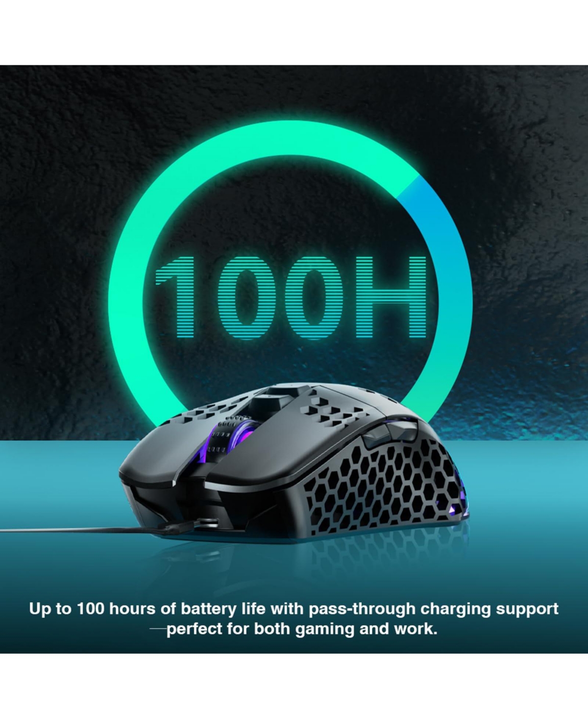 Lofree Tri-Mode Wireless Rgb Customizable Gaming Mouse