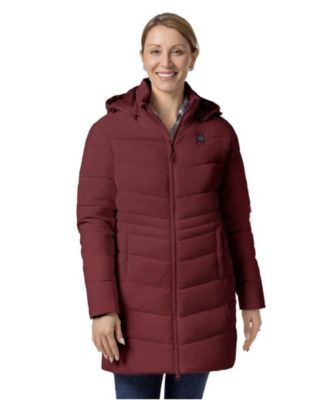 Women's Heated Puffer Hooded Jacket