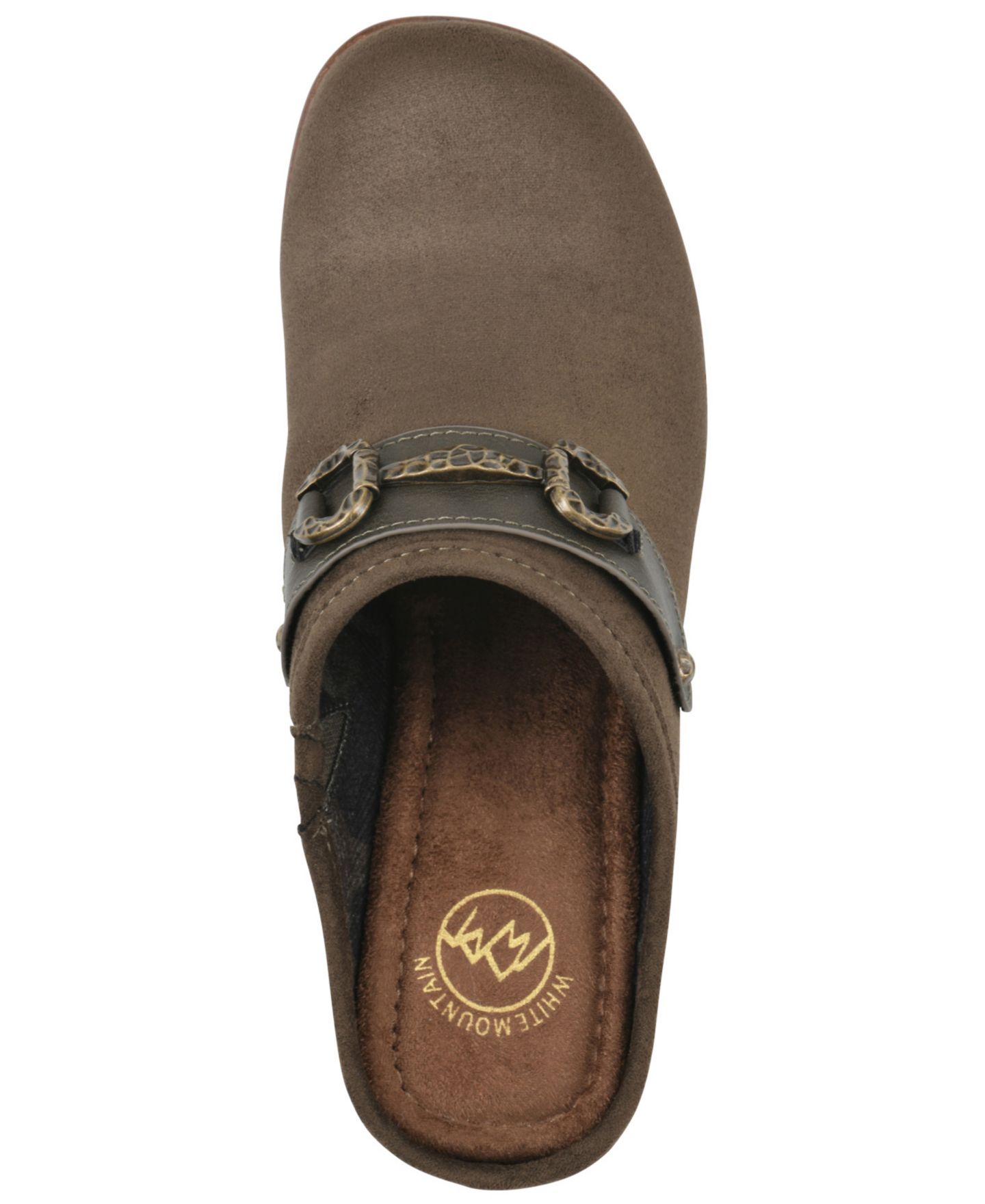 Женские сабо White Mountain Barleys Platform Heel Mule, цвет: Армейский разноцветный — фото 4
