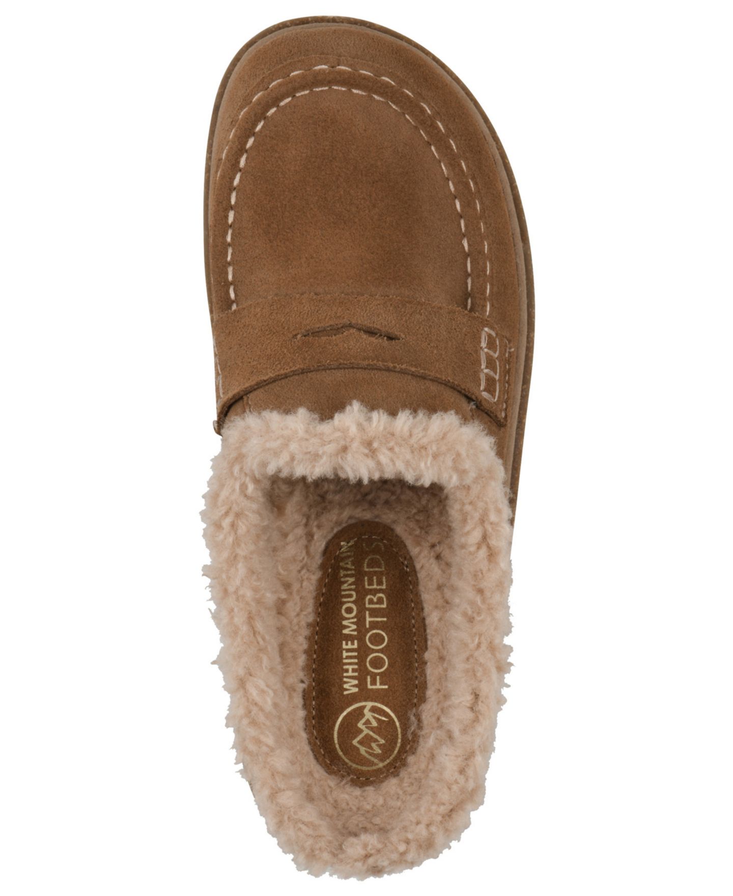Женские сабо White Mountain Vayva Platform Mule, цвет: Каштановый замшевый — фото 5