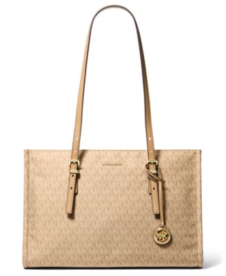 MICHAEL Zadie Medium East West Zip-Top Tote Handbag