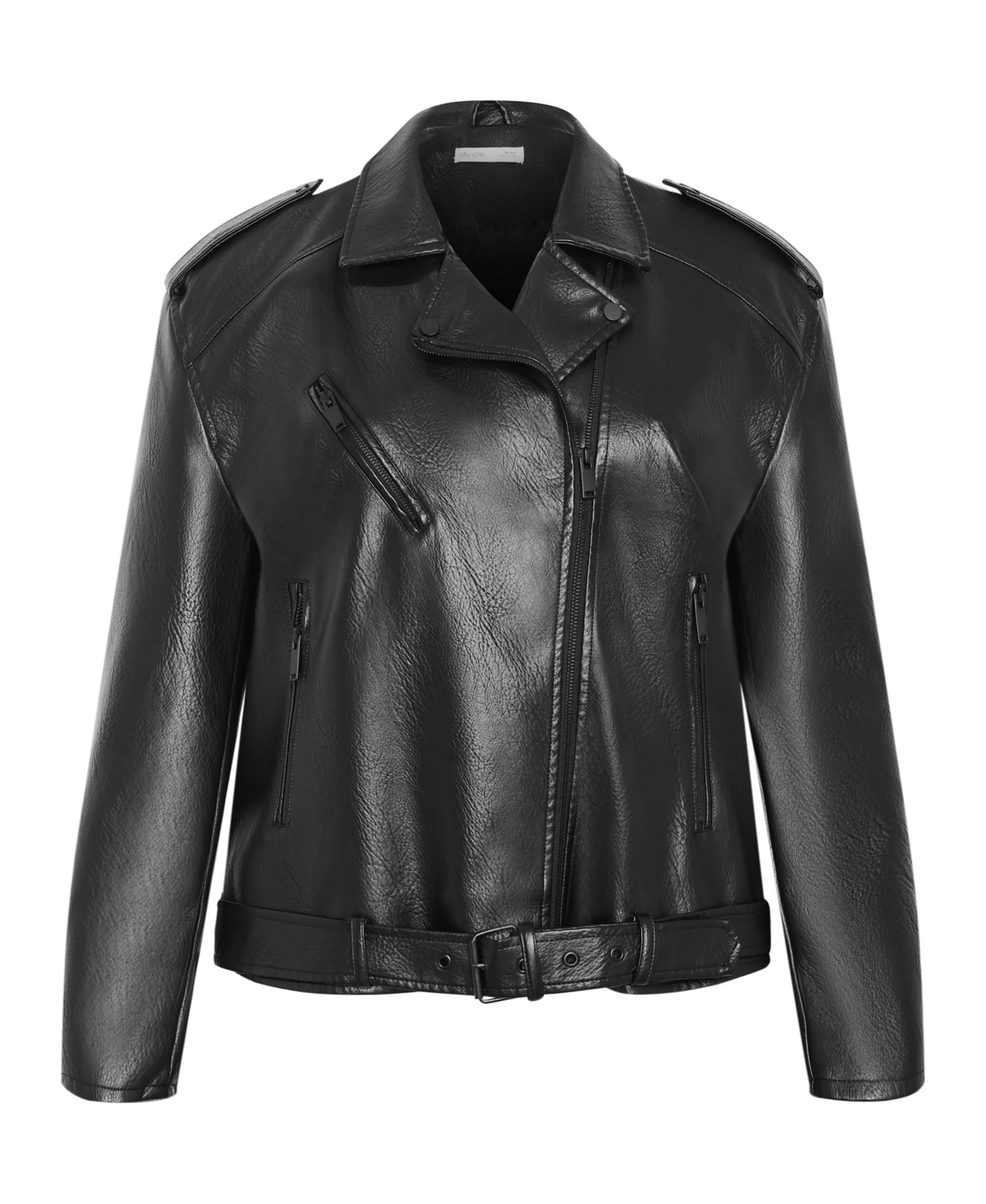 Plus Size Julie Zip Biker Jacket