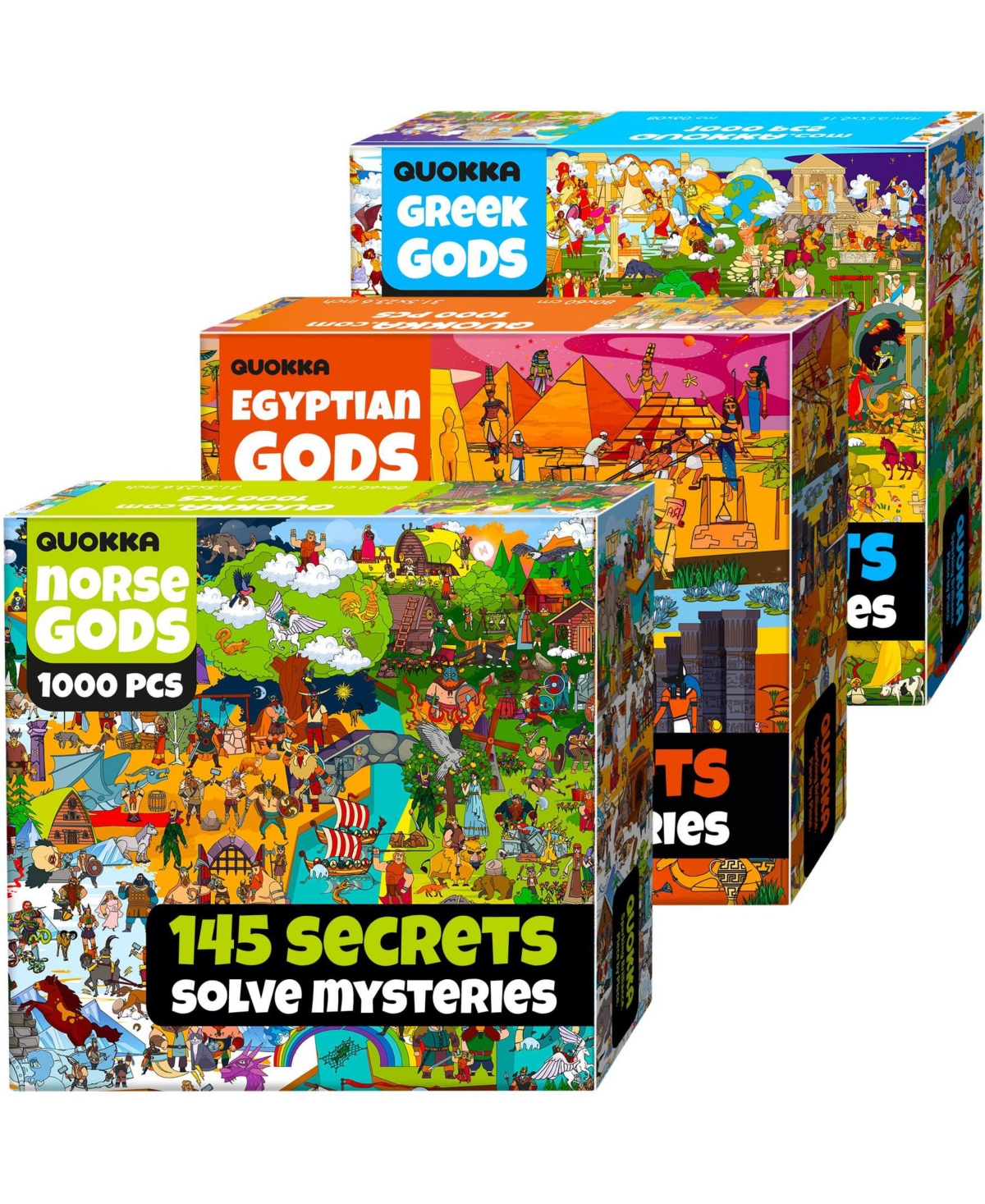 Quokka 1000 Piece Puzzle for Adults Ancient Myths and Legends with Secret Tasks & Audio Story