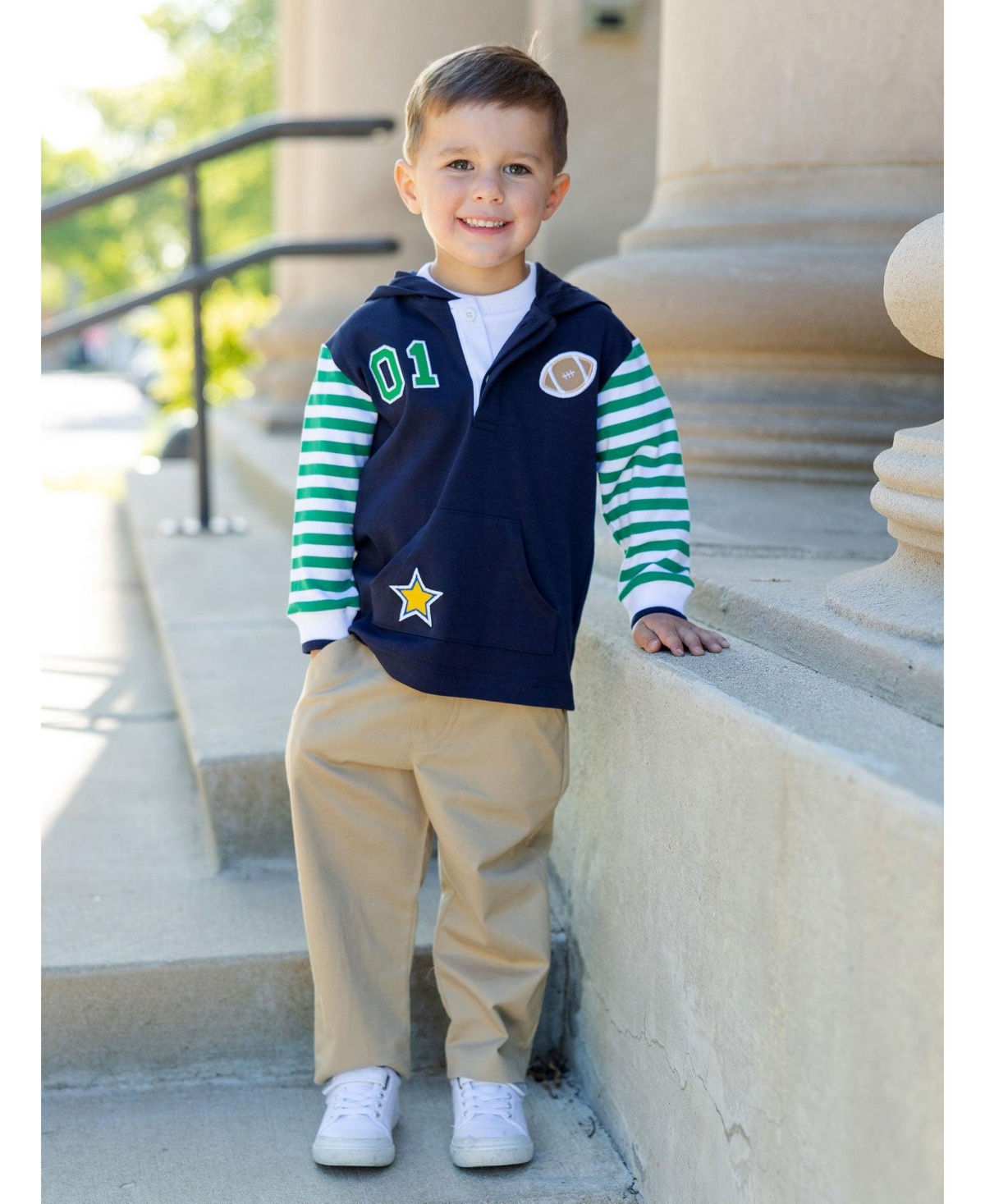 Florence Eiseman Big Boy 2T- 7 Twill Fake Fly Pants