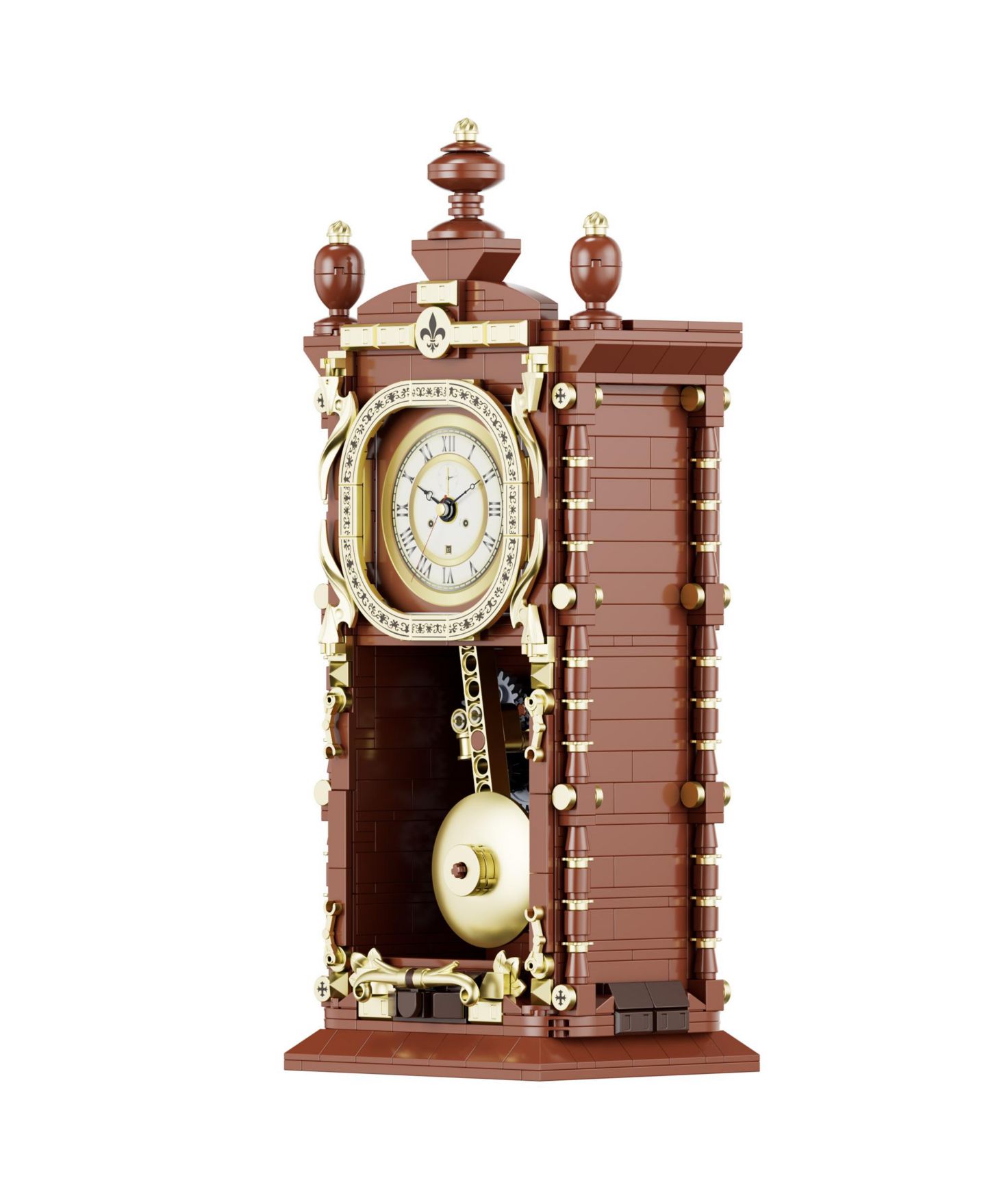 Детский конструктор Contixo Retro Pendulum Clock BK12 751-Piece Building Set, Ages 8+, цвет: Коричневый — фото 7